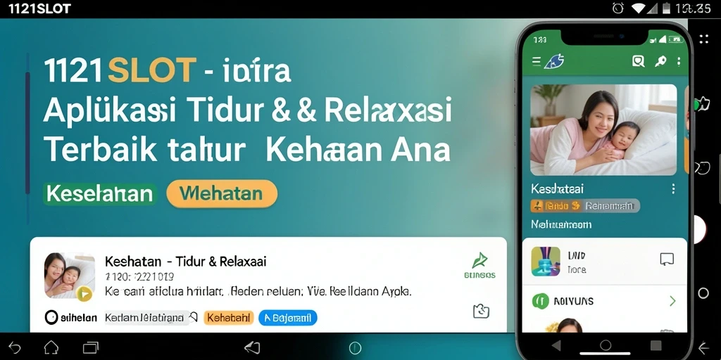 Antarmuka pengguna aplikasi 1121SLOT yang tenang dan menarik.