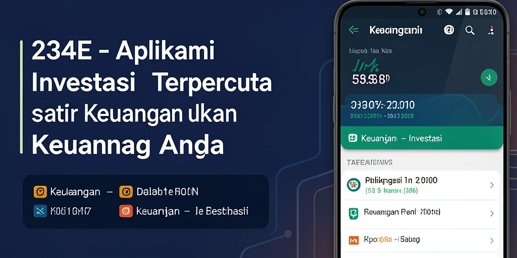 Tampilan antarmuka aplikasi 234E yang intuitif dan informatif.