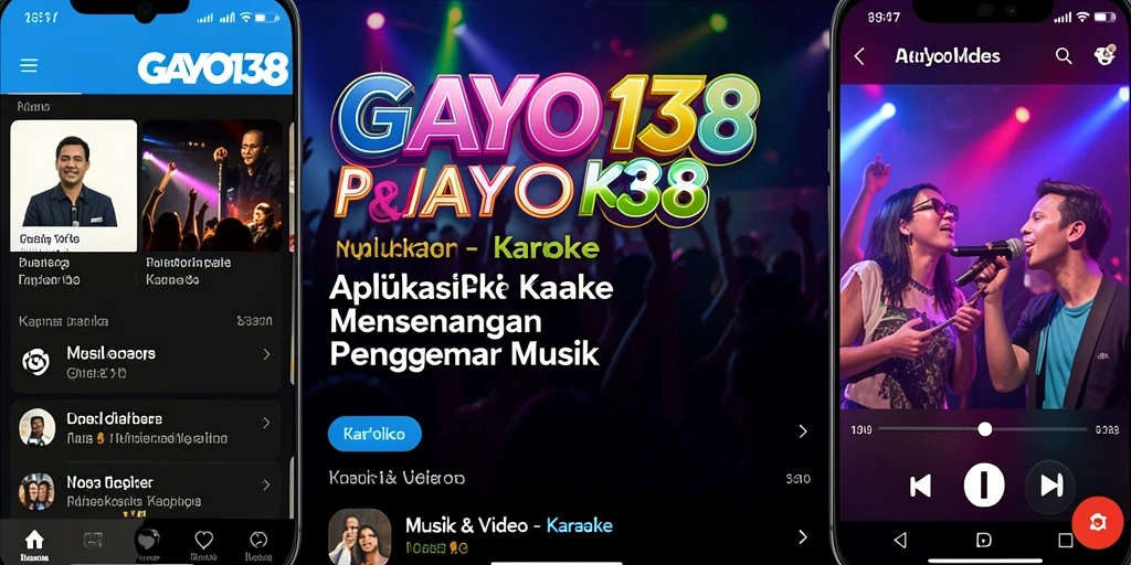Antarmuka pengguna GAYO138 yang intuitif untuk Karaoke.