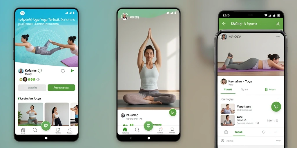 Tampilan antarmuka KNO89 yang menarik dan fungsi Yoga yang mudah digunakan.