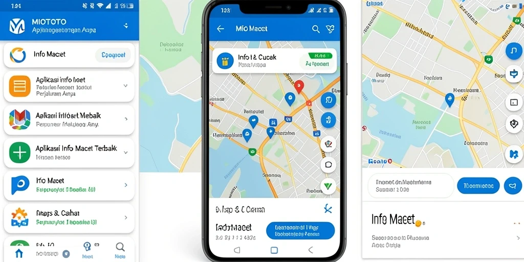 Antarmuka MIOTOTO yang menampilkan informasi kemacetan terkini.