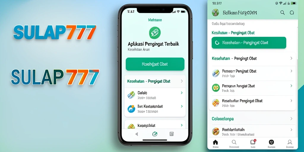 Tampilan antarmuka SULAP777 yang mudah digunakan untuk pengingat obat.
